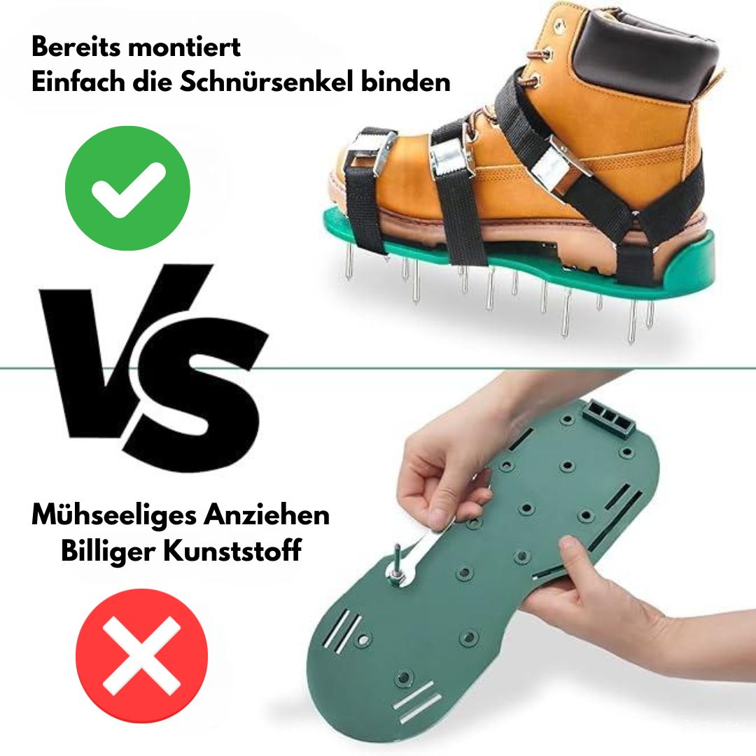 Grondbeluchter Schoenen | Grond Aerificeerder Schoenen | Groenstap