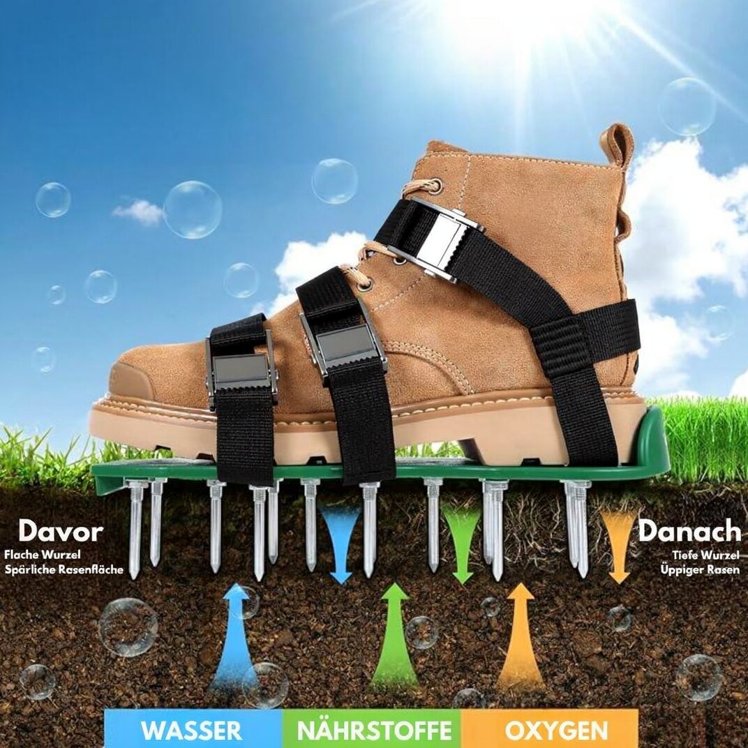 Grondbeluchter Schoenen | Grond Aerificeerder Schoenen | Groenstap