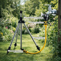 Gras sprinkler met statief | 360° Sprinkler | Tuinsproeier | AquaVento