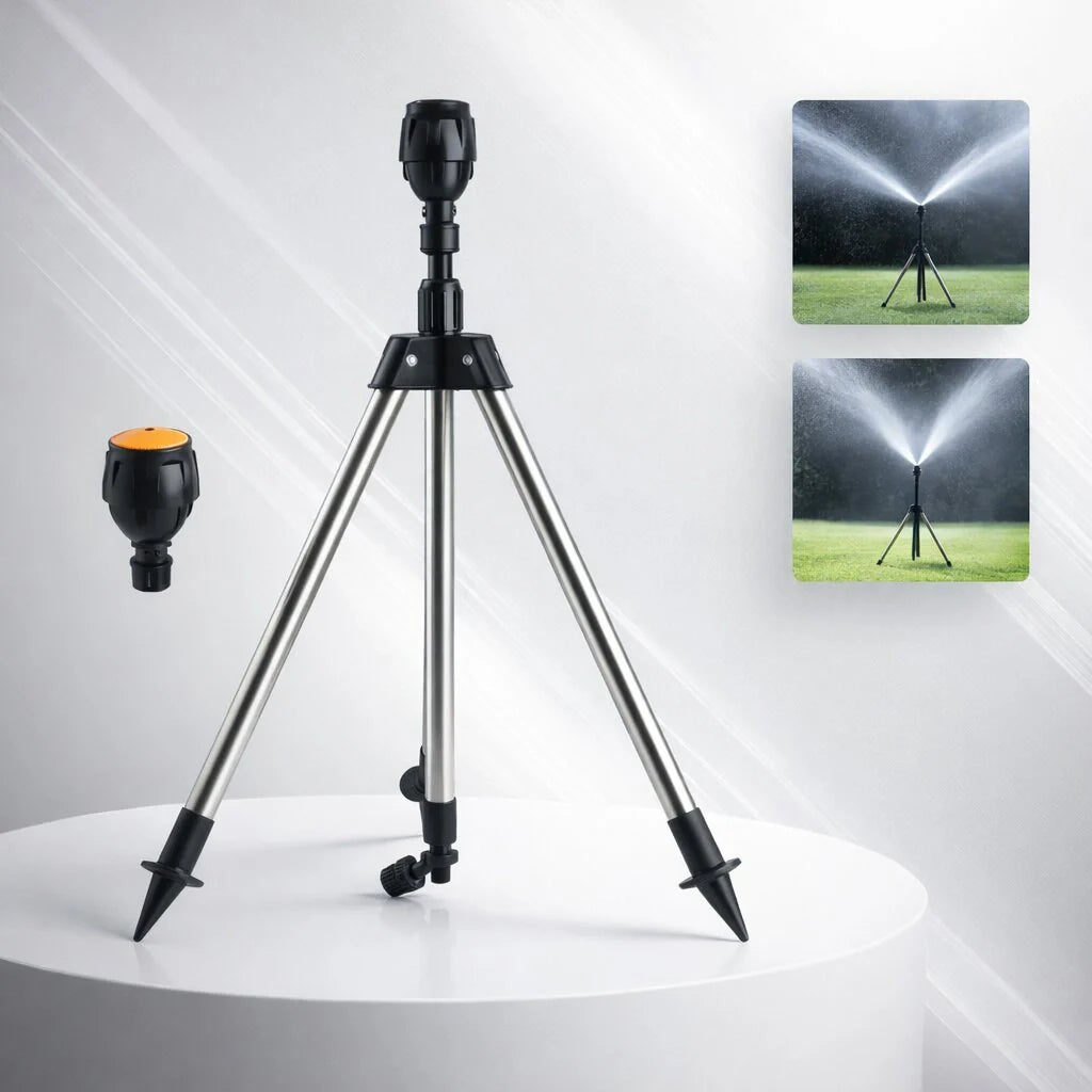 Gras sprinkler met statief | 360° Sprinkler | Tuinsproeier | AquaVento