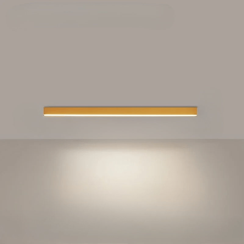 Minimalistische plafondlamp met een sterk effect