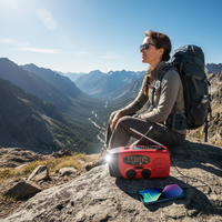 ReadyWave | Noodradio met handcrank en zonnepaneel