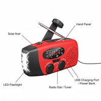ReadyWave | Noodradio met handcrank en zonnepaneel