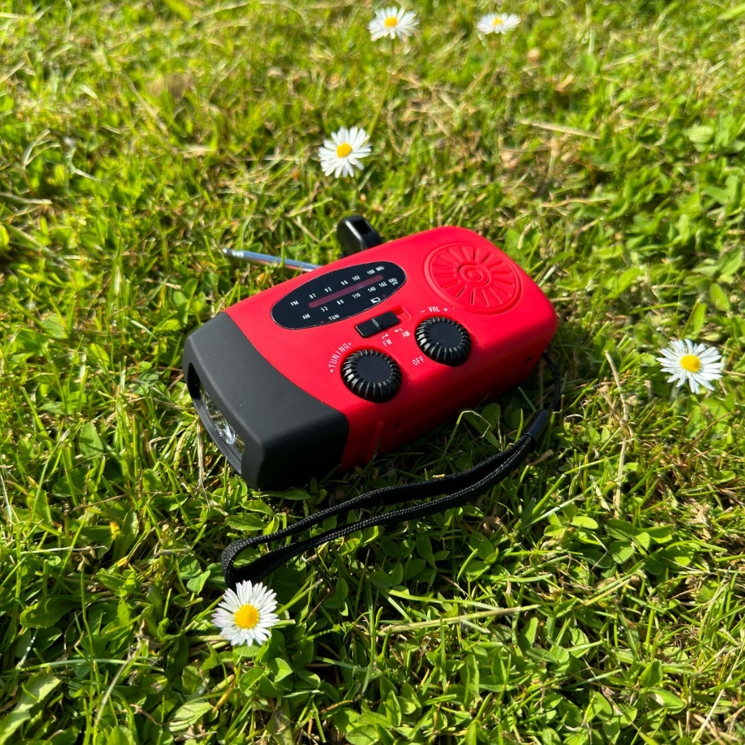 ReadyWave | Noodradio met handcrank en zonnepaneel