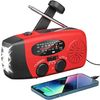 ReadyWave | Noodradio met handcrank en zonnepaneel