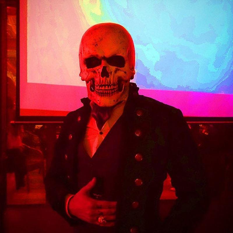 Angstige Skelet Bioman Masker - Realistisch Halloween Kostuum