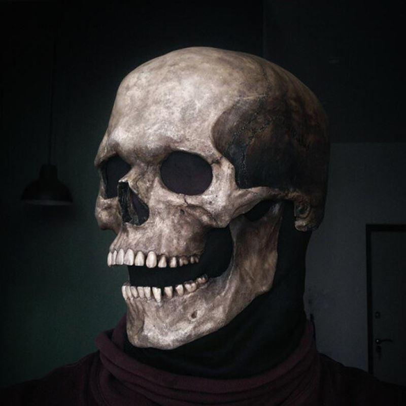 Angstige Skelet Bioman Masker - Realistisch Halloween Kostuum