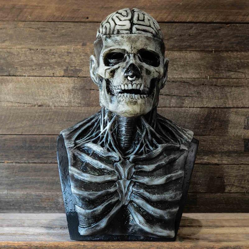 Angstige Skelet Bioman Masker - Realistisch Halloween Kostuum