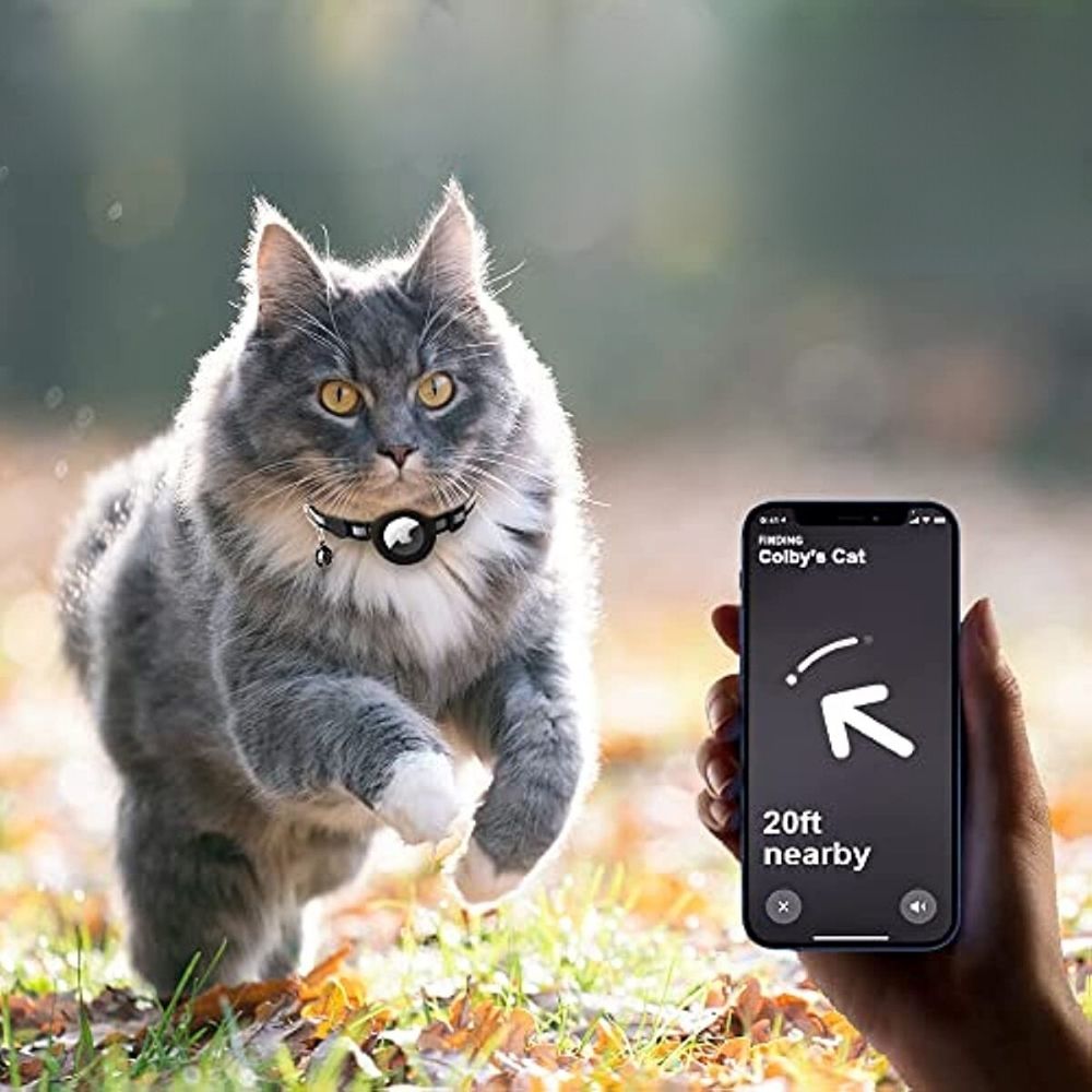 Kat GPS Tracker Halsband met Reflectief Ontwerp