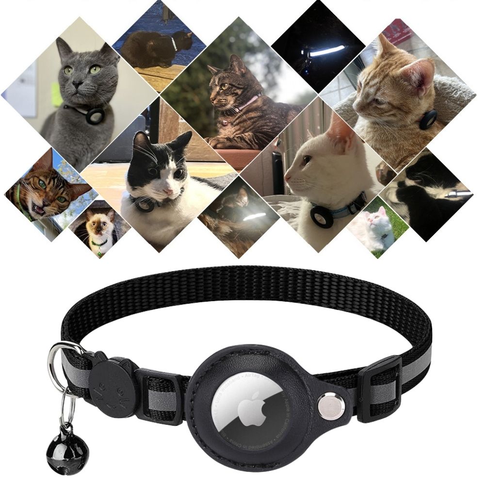 Kat GPS Tracker Halsband met Reflectief Ontwerp