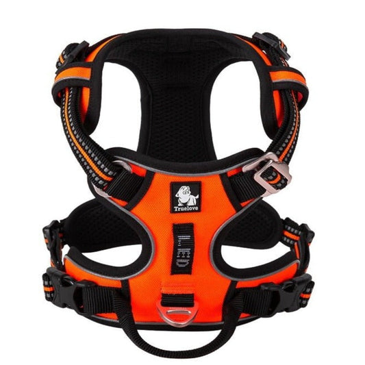 Reflecterende hondenharness | Verstelbare hondenhalsband met reflecterende details voor veiligheid