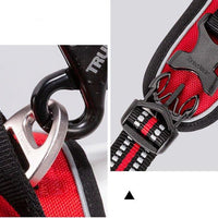 Reflecterende hondenharness | Verstelbare hondenhalsband met reflecterende details voor veiligheid