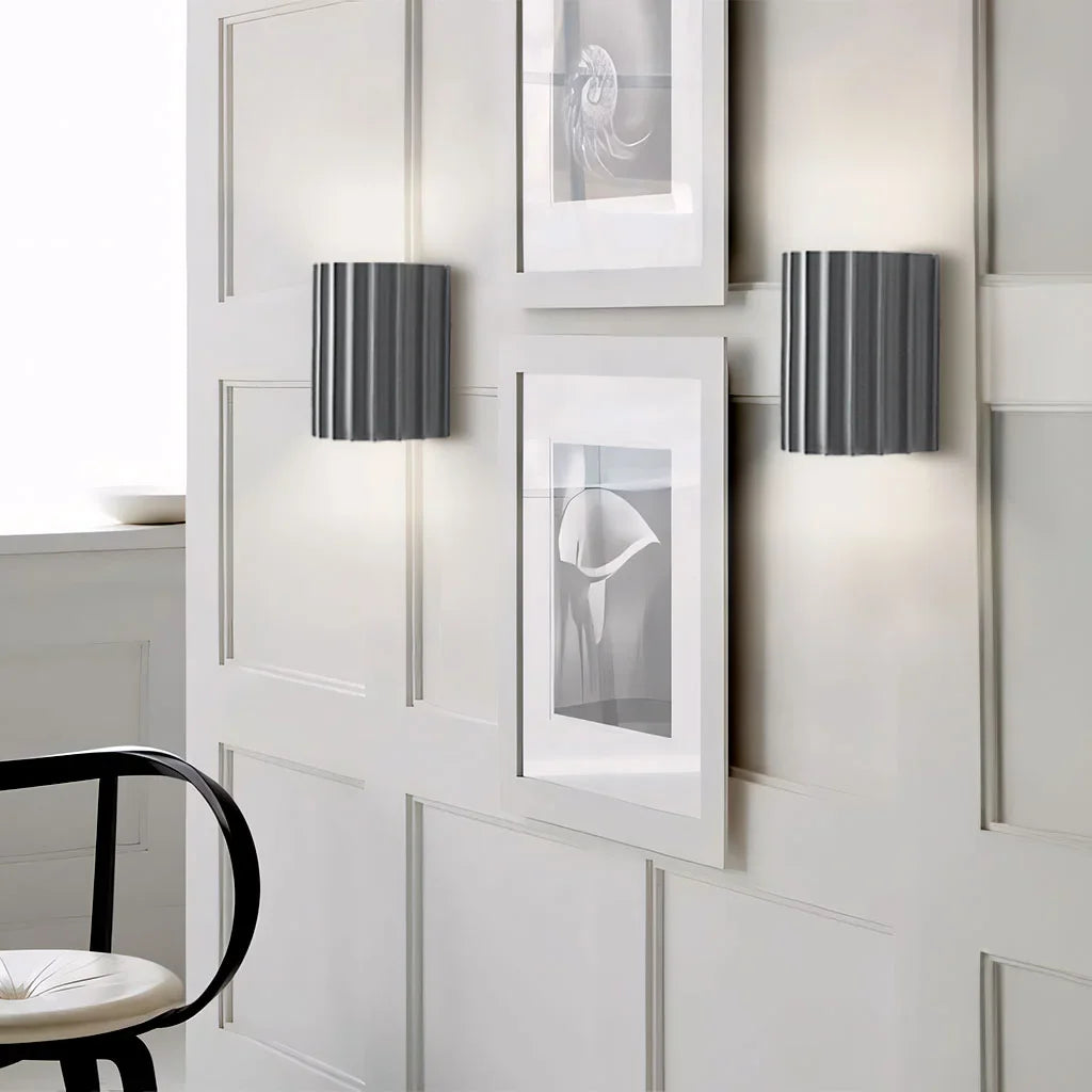 Rhea Hars Geribbelde Wandlamp