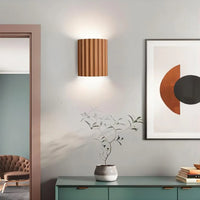 Rhea Hars Geribbelde Wandlamp
