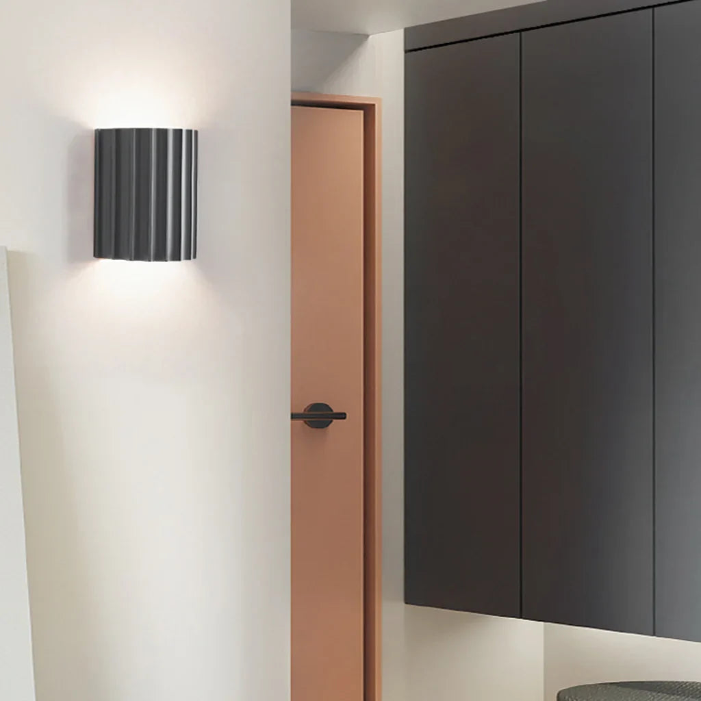 Rhea Hars Geribbelde Wandlamp