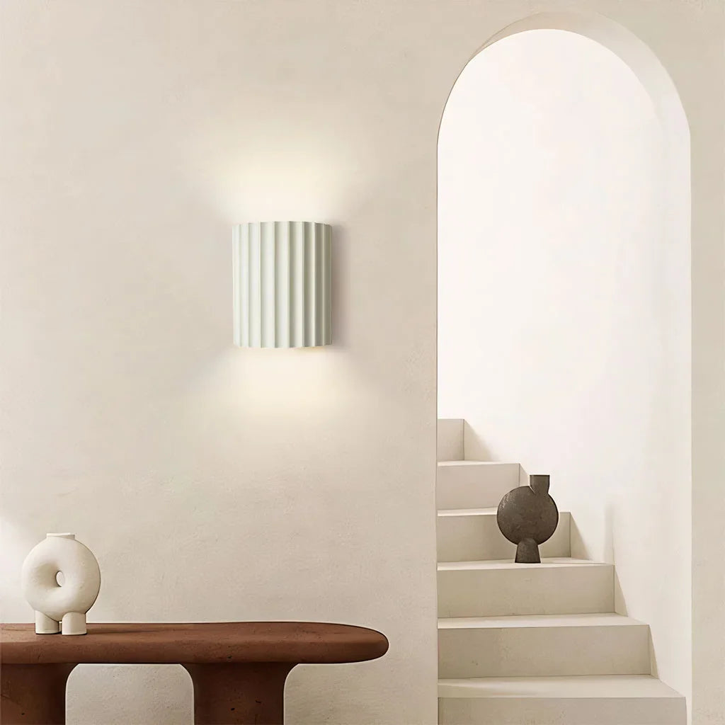 Rhea Hars Geribbelde Wandlamp