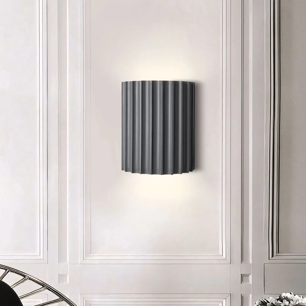 Rhea Hars Geribbelde Wandlamp