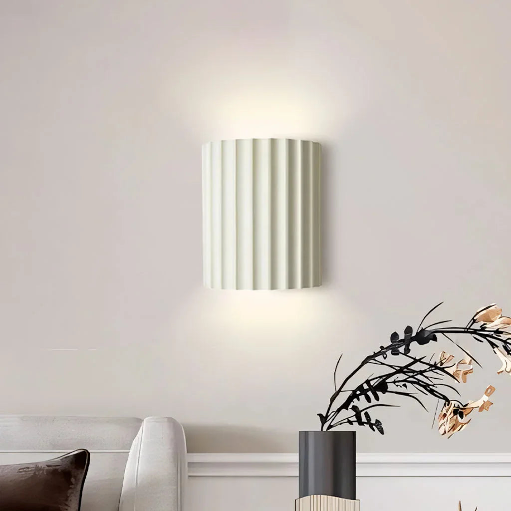 Rhea Hars Geribbelde Wandlamp