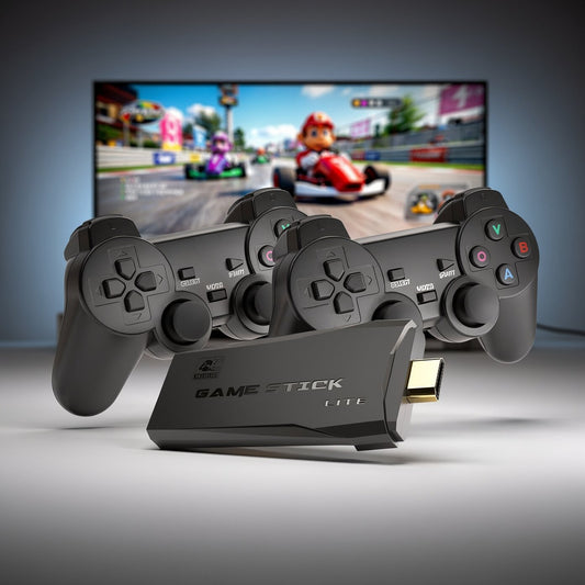 Retro Spelconsole met 2 Controllers | 4K Retro Gaming Console | Nostavolt
