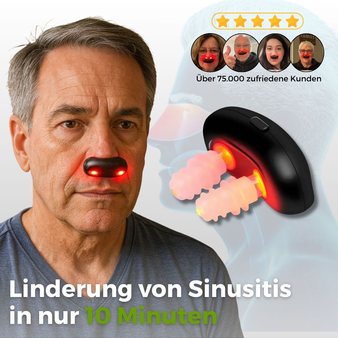 Roodlicht Neusapparaat | Lichttherapie Neus | Neustherapie Apparaat | Nasoria