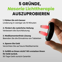Roodlicht Neusapparaat | Lichttherapie Neus | Neustherapie Apparaat | Nasoria