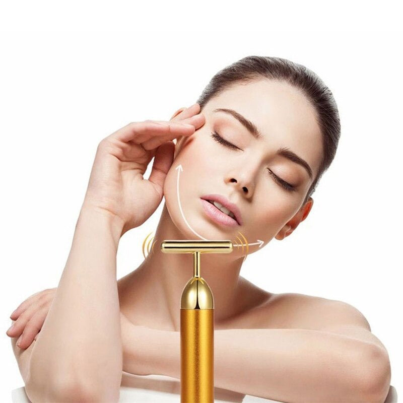 Energy 24K Gouden T Schoonheidsroller-Massager
