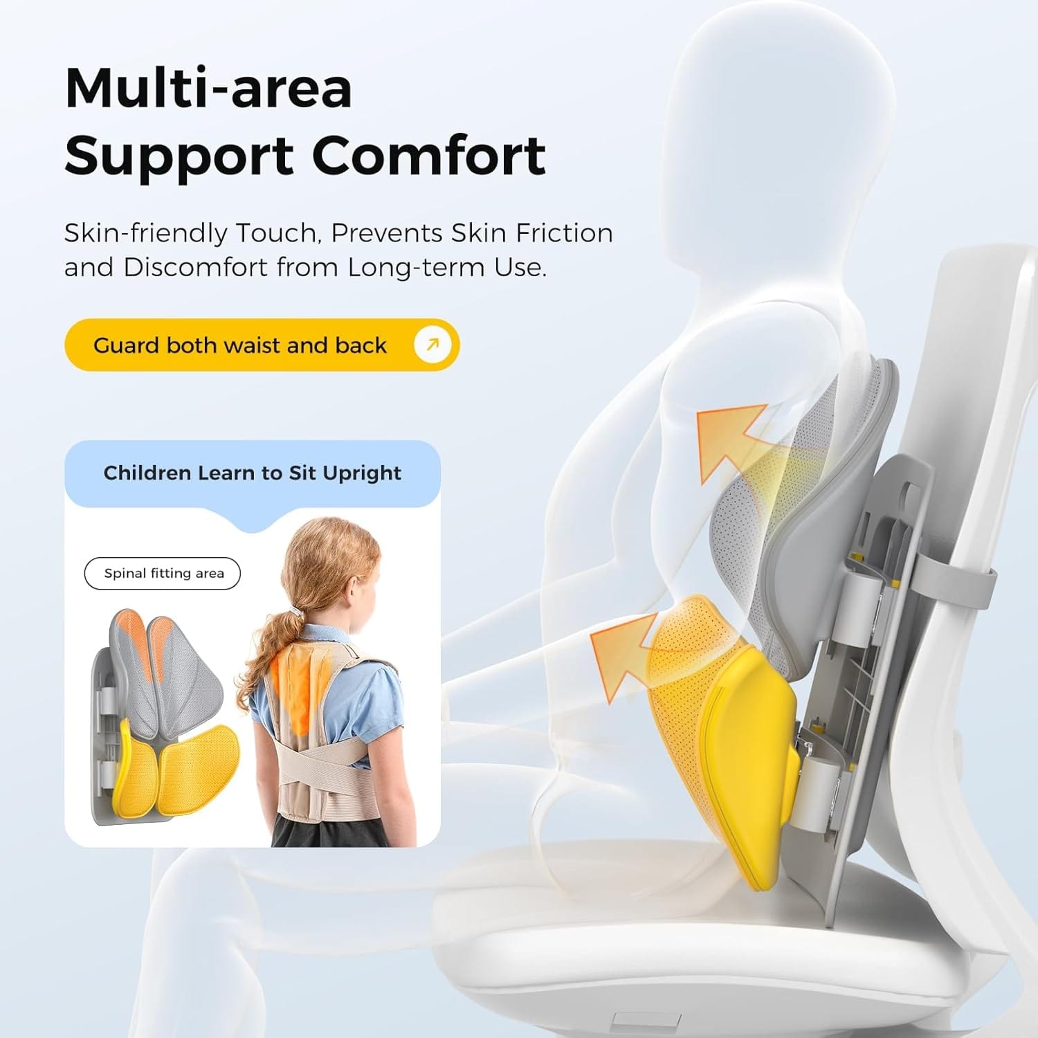 Rugkussen | Orthopedisch rugsteunkussen | Lendenkussen | RugRust