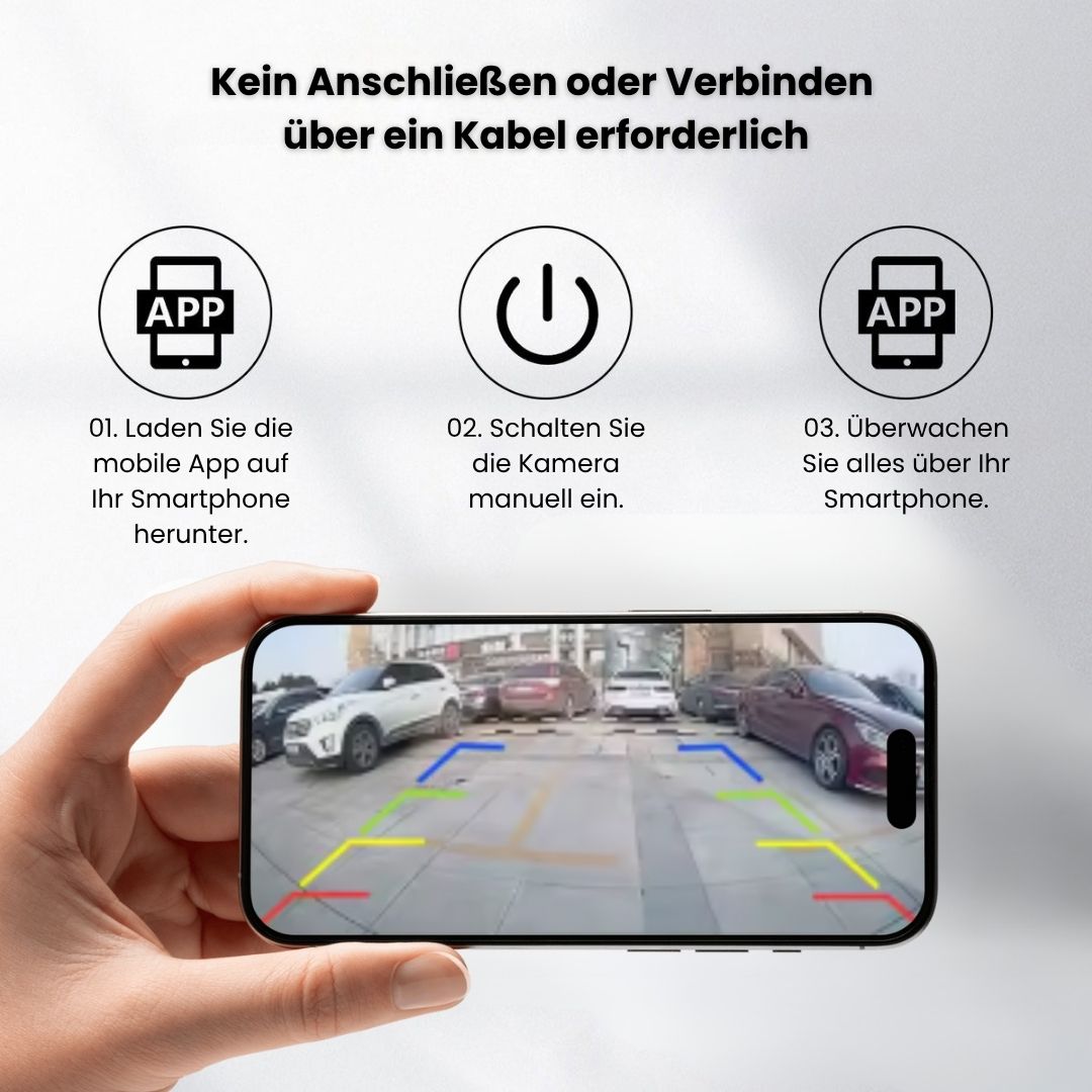 Draadloze achteruitrijcamera voor auto’s, campers, aanhangwagens en vrachtwagens | RückBlick