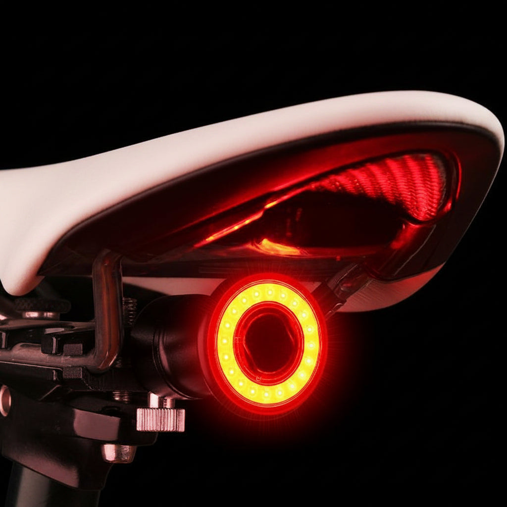 Achterlicht & Remlicht voor Fiets en Racefiets met 6 Modi en Accu | Lumirad