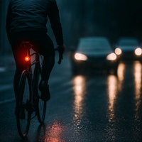 Achterlicht & Remlicht voor Fiets en Racefiets met 6 Modi en Accu | Lumirad
