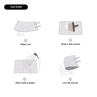 NordicFlow – Luxe Handgemaakte Badmat met Abstract Design voor Stijlvolle Badkamers