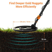 Skanto | Beste Goud Metaaldetector | Handheld All-Metal Pinpoint Detector voor Volwassenen & Kinderen