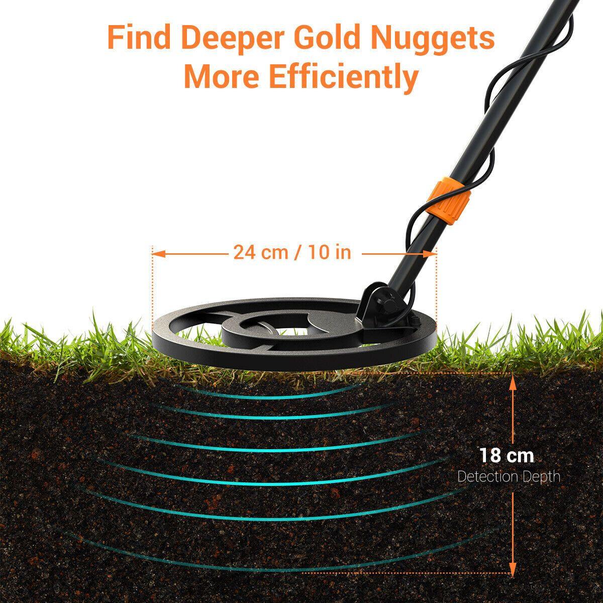 Skanto | Beste Goud Metaaldetector | Handheld All-Metal Pinpoint Detector voor Volwassenen & Kinderen