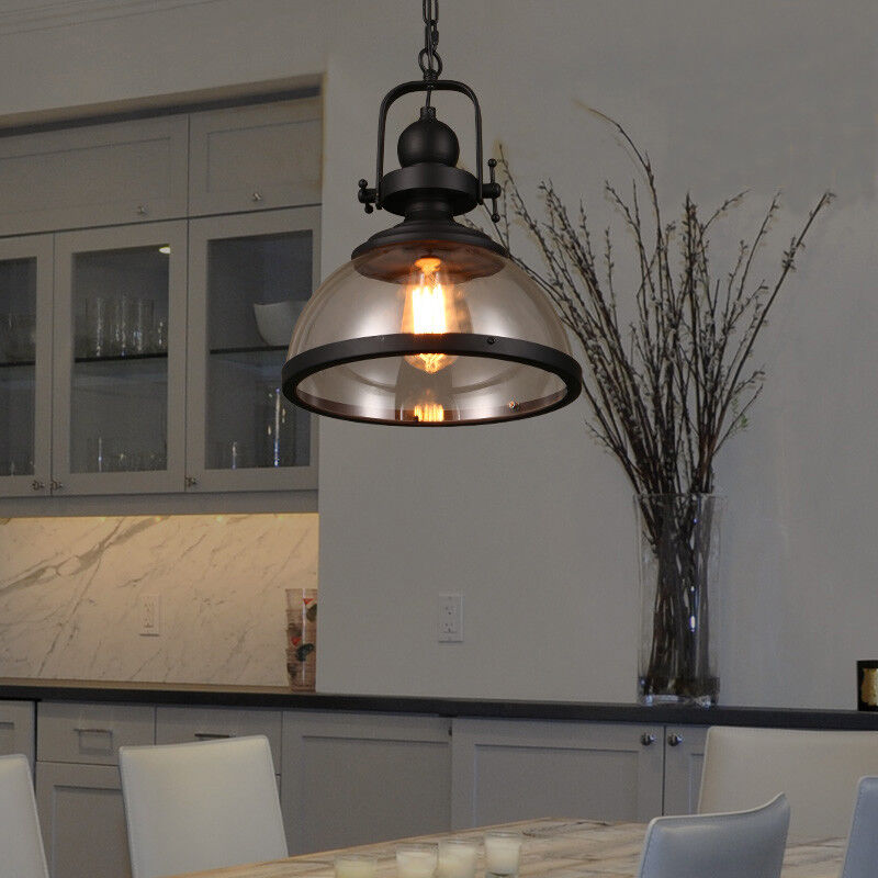 Schaalvormige Glas Pendelleuchte | Industrieel Retro Design