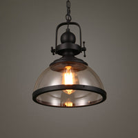 Schaalvormige Glas Pendelleuchte | Industrieel Retro Design