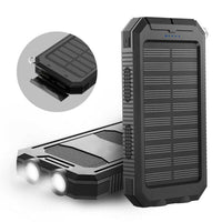 20000mAh Zonne-oplader Waterdichte Power Bank Extern