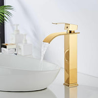 Wastafelkranen Waterval Kraan Messing Wastafel Mengkraan