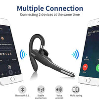 Skanto | Trucker Dual Mic Draadloze Bluetooth 5.1 Geluiddempende Headset/Oordopje