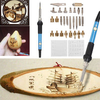 Pyrografie-Kit | Houtbrander voor branden en snijden