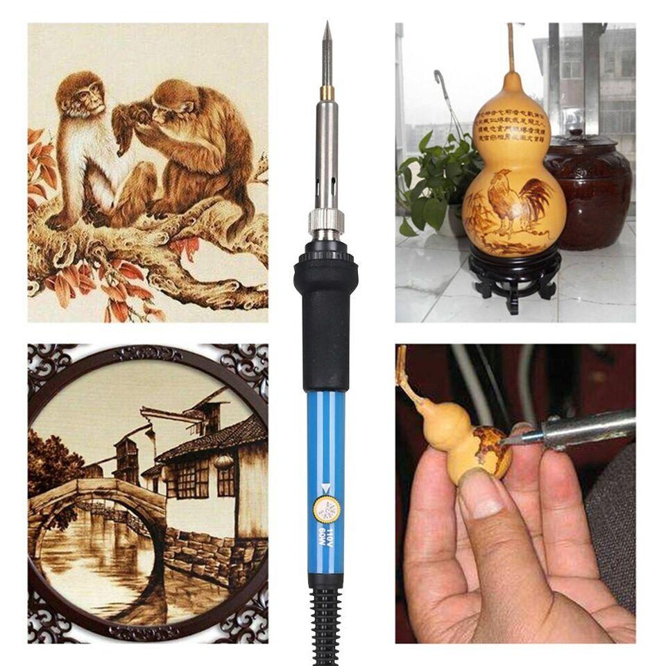 Pyrografie-Kit | Houtbrander voor branden en snijden