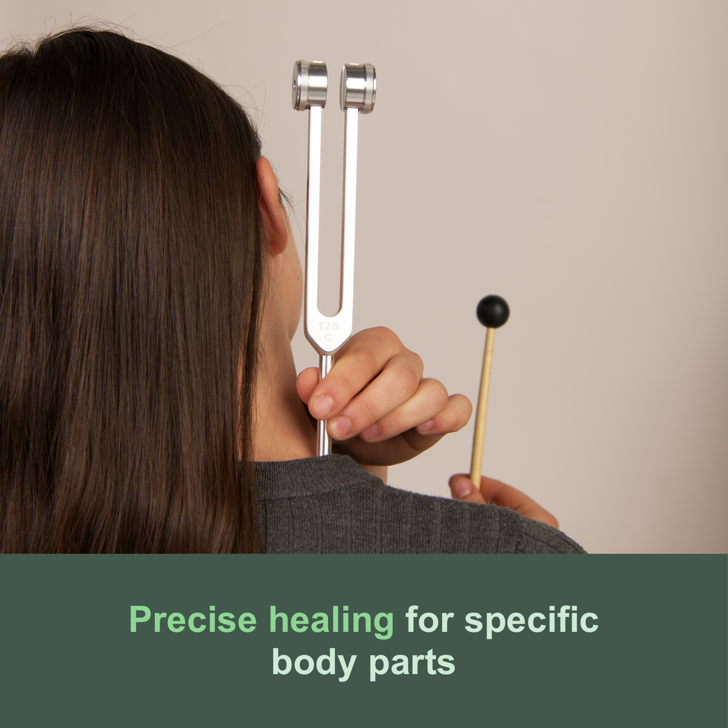 Stemvork 128Hz voor Vibratietherapie