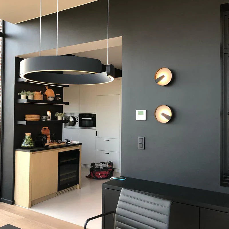 Moderne LED-lamp in ringvorm – elegante ronde plafondlamp