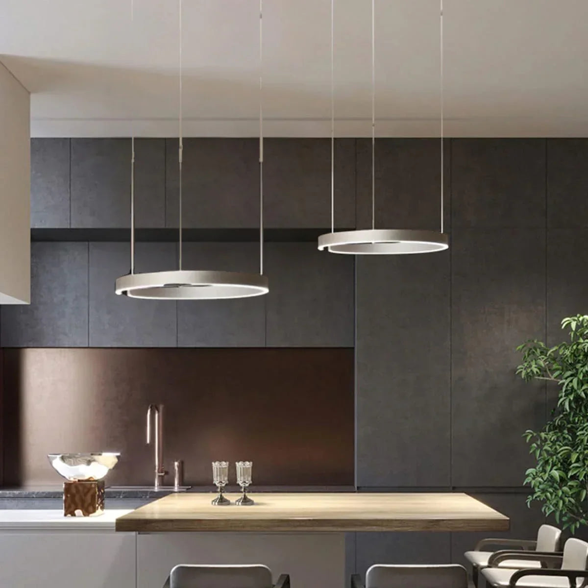 Moderne LED-lamp in ringvorm – elegante ronde plafondlamp
