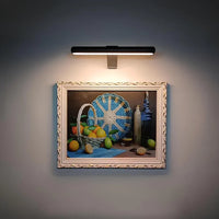 Draadloze LED wandlamp voor het verlichten van kunstwerken