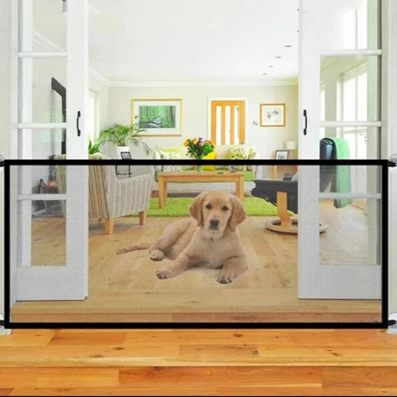 Comfy Paws Verstelbaar Poortje | Veilige en betrouwbare barrière voor huisdieren, binnen of op het balkon.