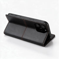 RFID Flip Kunstleer Samsung S25/S24/S23 Magnetische Portemonnee Hoes