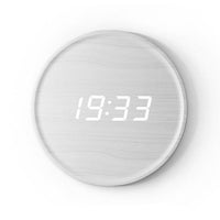 Scandinavische Digitale Wandklok Met LED-display En USB-voeding