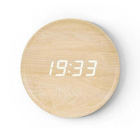 Scandinavische Digitale Wandklok Met LED-display En USB-voeding