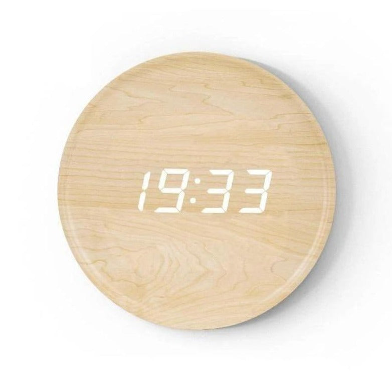 Scandinavische Digitale Wandklok Met LED-display En USB-voeding
