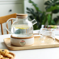 Scandinavische Glazen Theepot Set